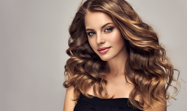 Beautiful hairstyle by professional hairstylist