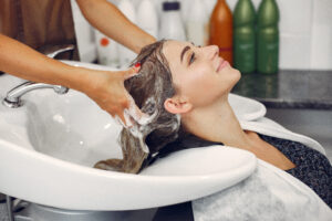Relaxing hair spa treatment for healthy hair